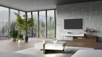 Makai Modern White & Walnut Square Coffee Table by VIG Furniture - View 4