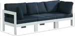 Nizuc - Outdoor Patio 3 Seat Modular Sofa With White Frame