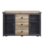 Edina - Server - Oak & Sandy Black