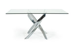 Pyrite Modern Rectangular Glass Dining Table by VIG Furniture - View 5