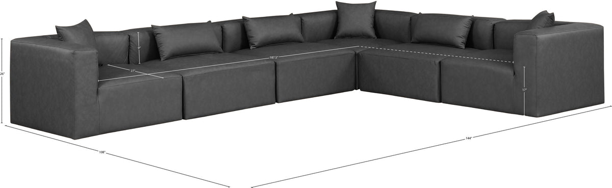 Cube - 6 Piece Modular Corner Sectional