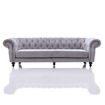 Alexandrina Grey Tufted Velvet Sofa by VIG Furniture - View 1