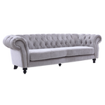 Alexandrina Grey Tufted Velvet Sofa by VIG Furniture - View 3