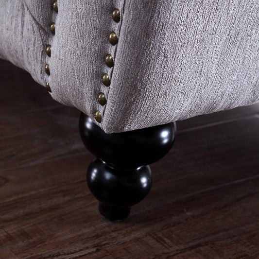 Alexandrina Grey Tufted Velvet Sofa by VIG Furniture - View 6