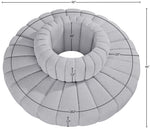 Arc - Boucle Fabric 8 Piece Round Modular Sofa