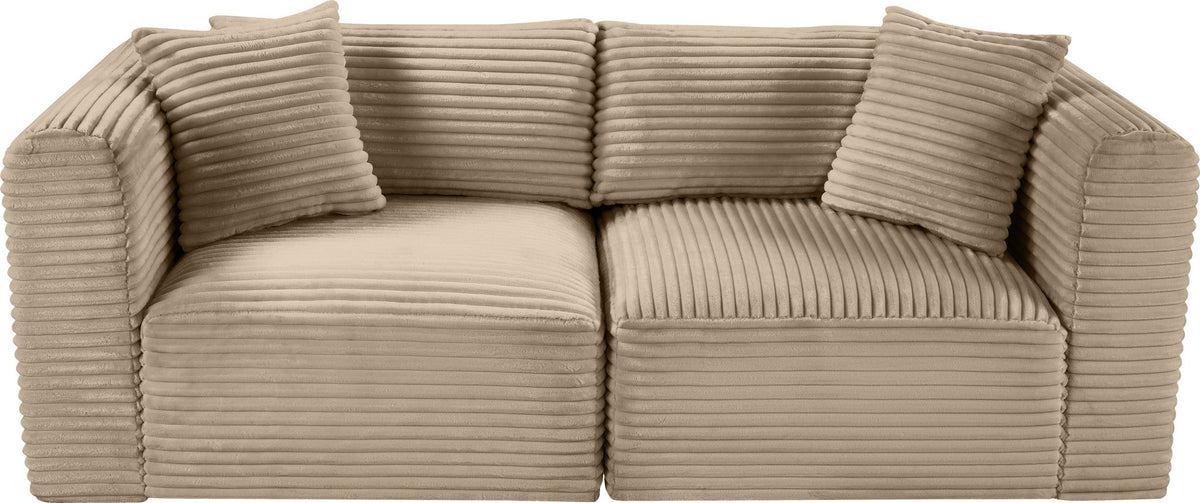 Shaggy - Fabric 2 Seat Modular Sofa