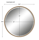 Ranchero - Natural Rope Round Mirror