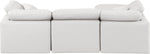 Indulge - Faux Leather 4 Piece Modular Sectional With Chaise