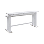Amanda - 72" Rectangle Wood Console Table - White