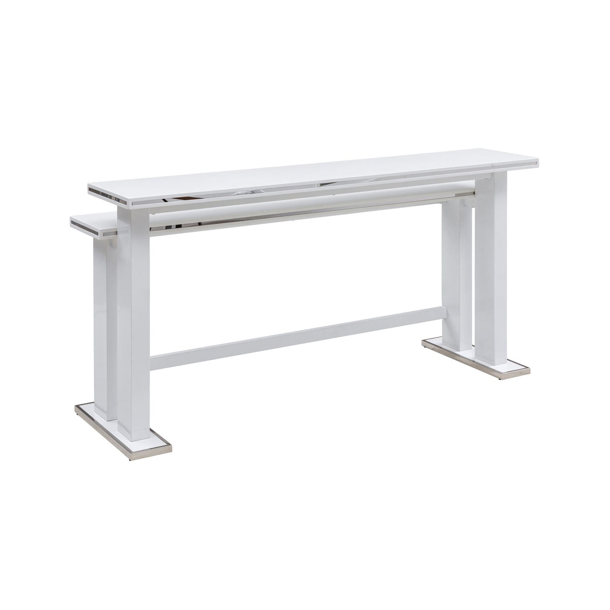 Amanda - 72" Rectangle Wood Console Table - White