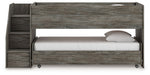 Frandern - Twin Over Twin Loft Bed - Gray