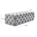 Kaylee - Velvet Ottoman