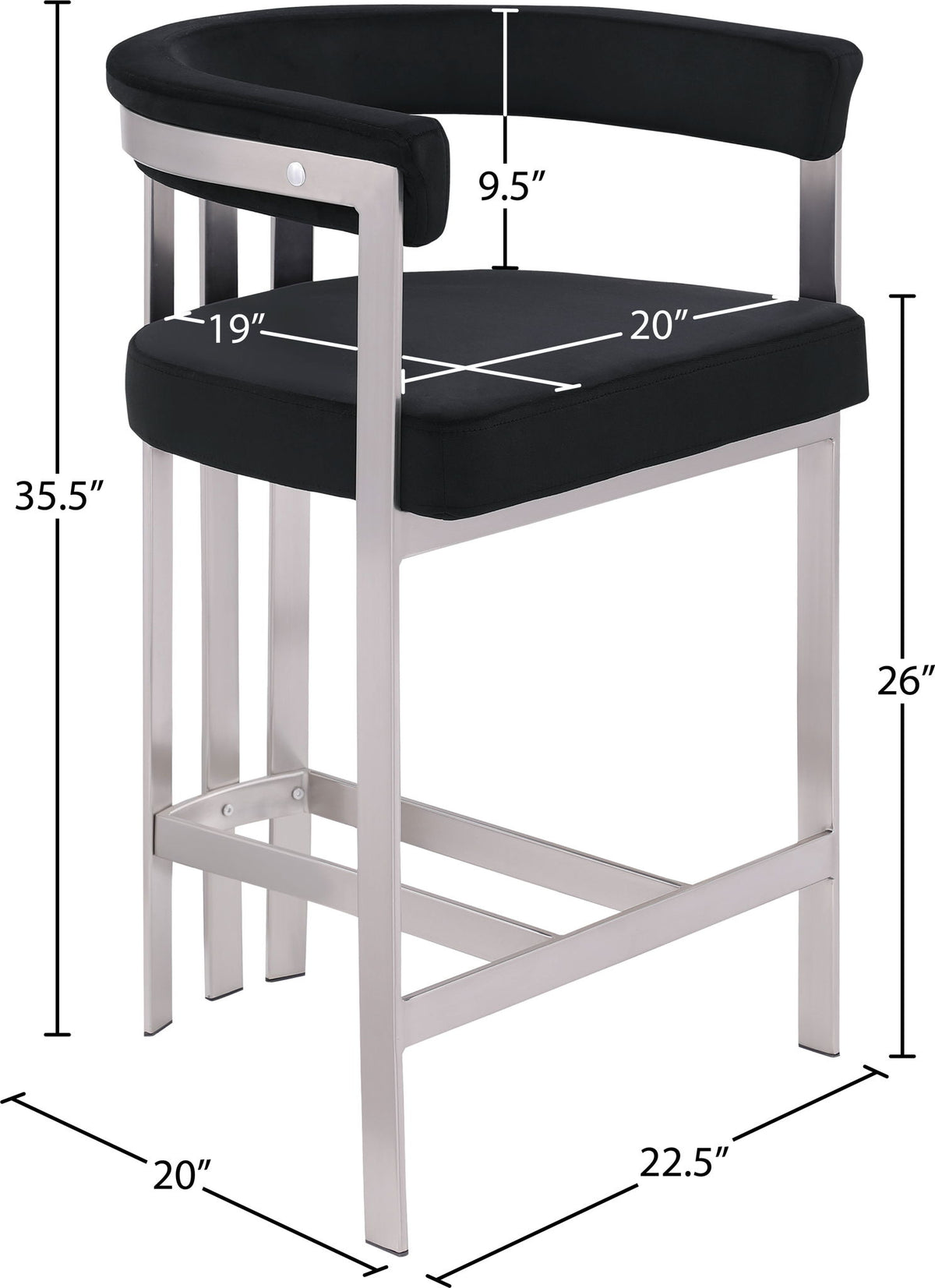 Marcello - Counter Stool (Set of 2)