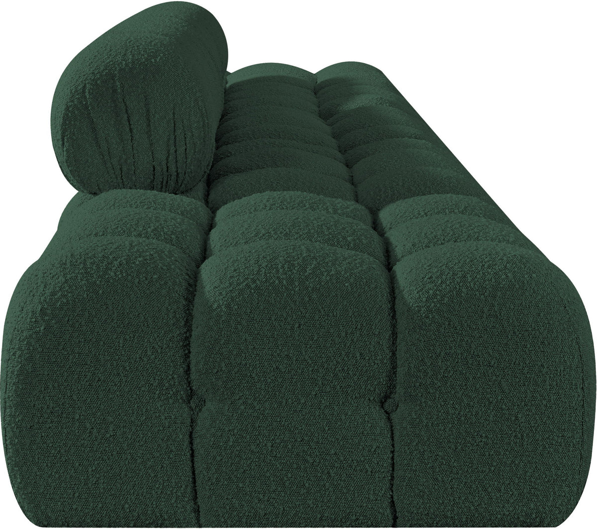 Ames - 5 Piece Boucle Upholstered Modular Sofa With 2 Armless Seats
