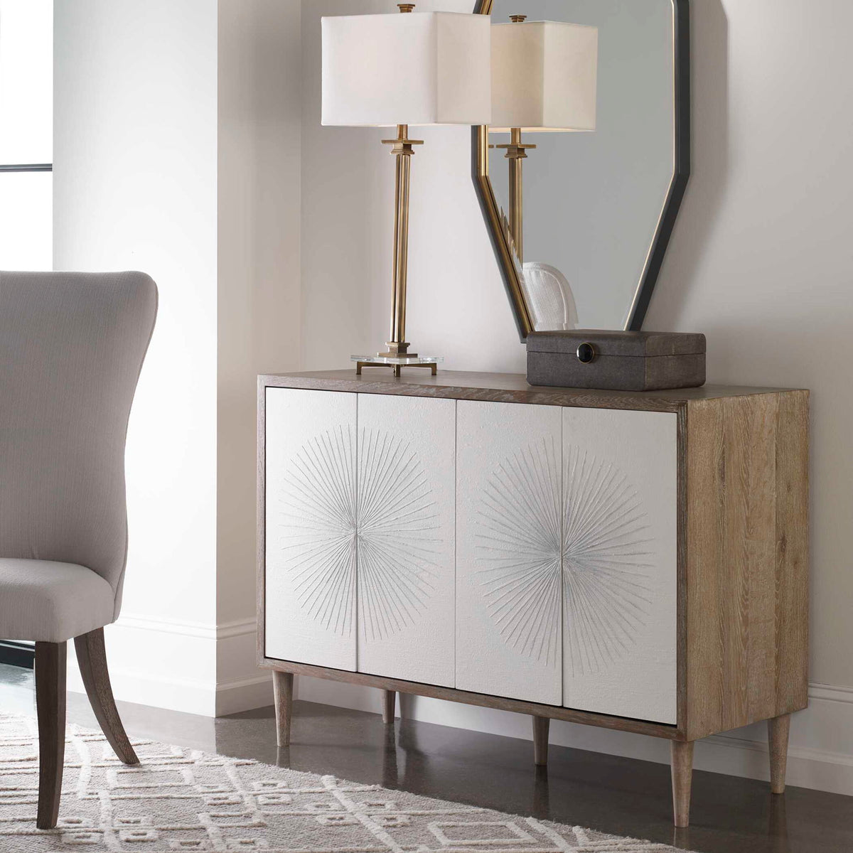 Dani - 4 Door Cabinet - White