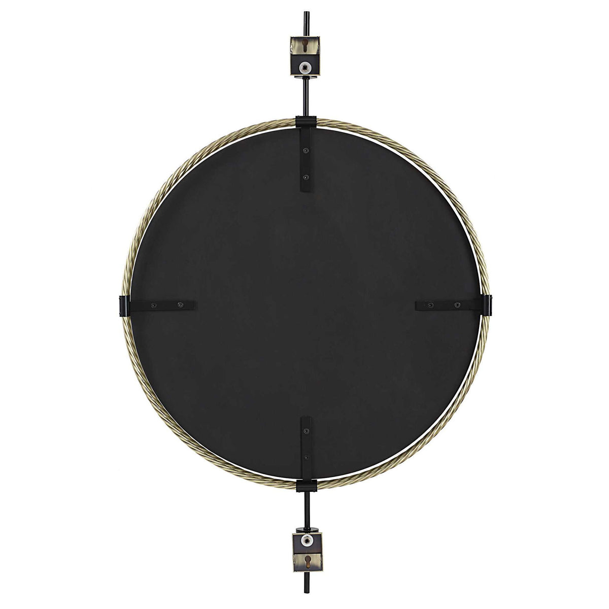 Guardrail - Round Mirror - Gold