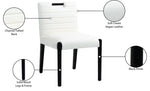 Aimee - Dining Side Chair (Set of 2) - Black Legs