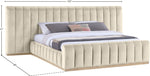 Amara - Velvet Upholstered Bed