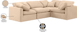 Indulge - Velvet 4 Piece Modular Corner Sectional