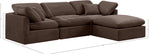 Indulge - Velvet 4 Piece Modular Sectional With Chaise
