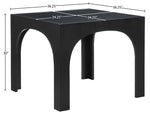 Waldorf - Tempered Glass Top Table