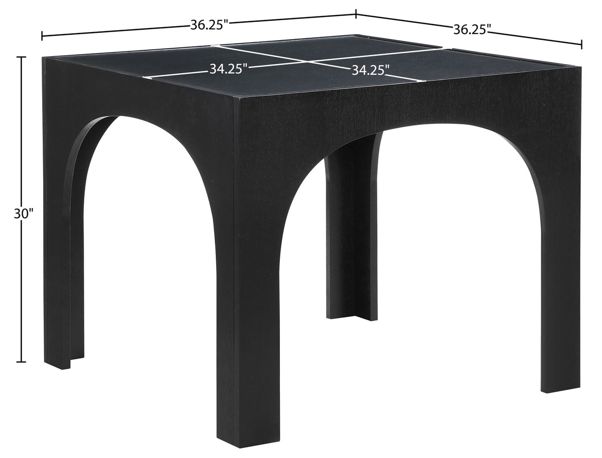 Waldorf - Tempered Glass Top Table