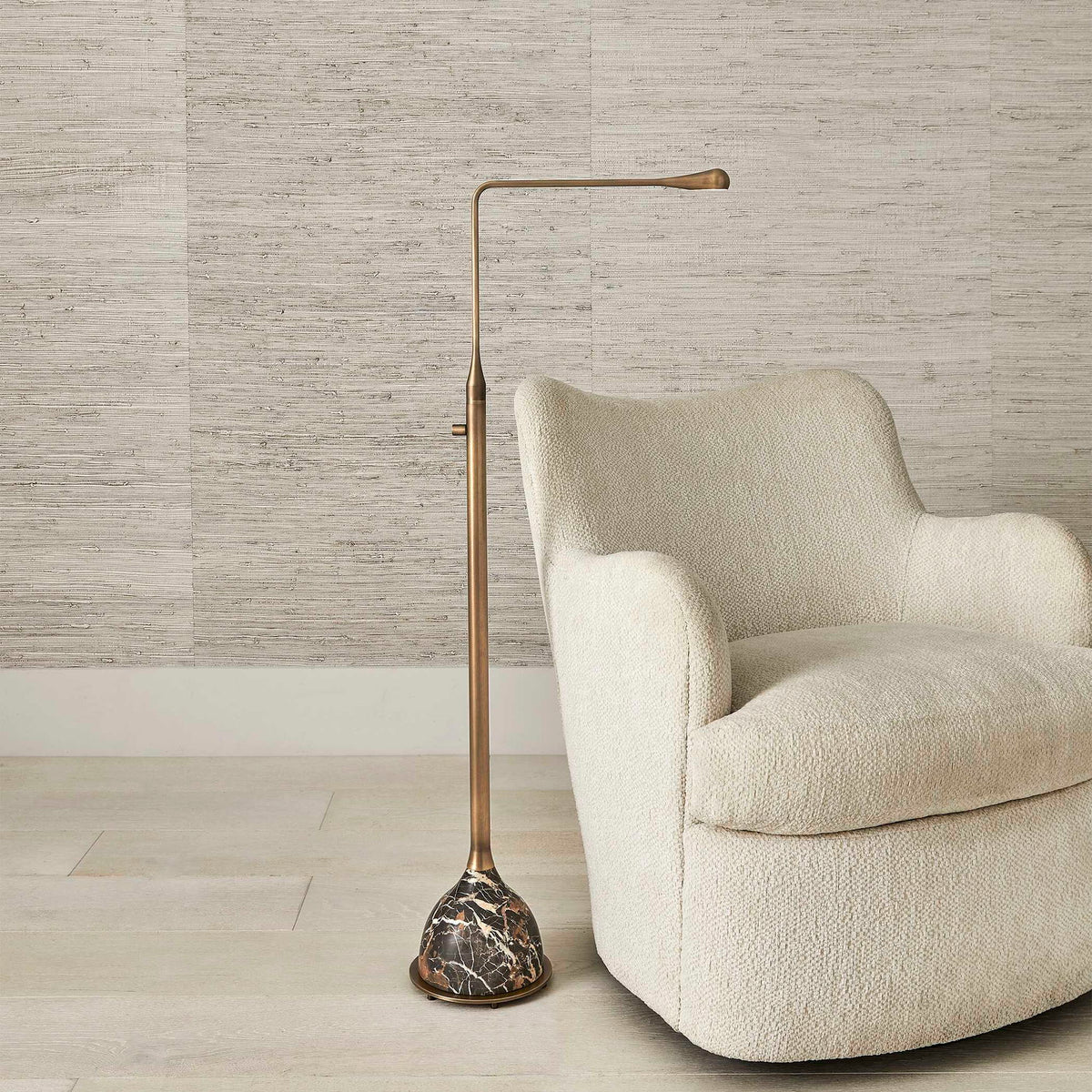 Wanderful - Floor Lamp - Gold / Dark Brown