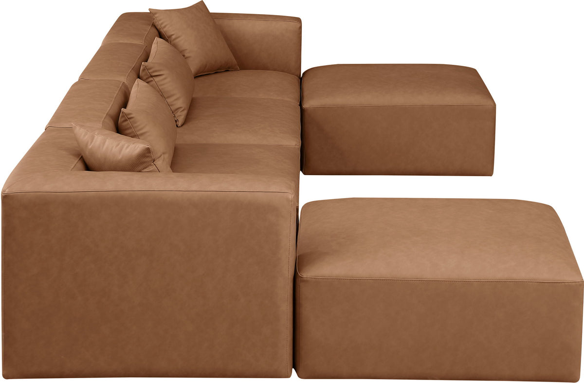 Cube - 6 Piece Modular Double Chaise Sectional