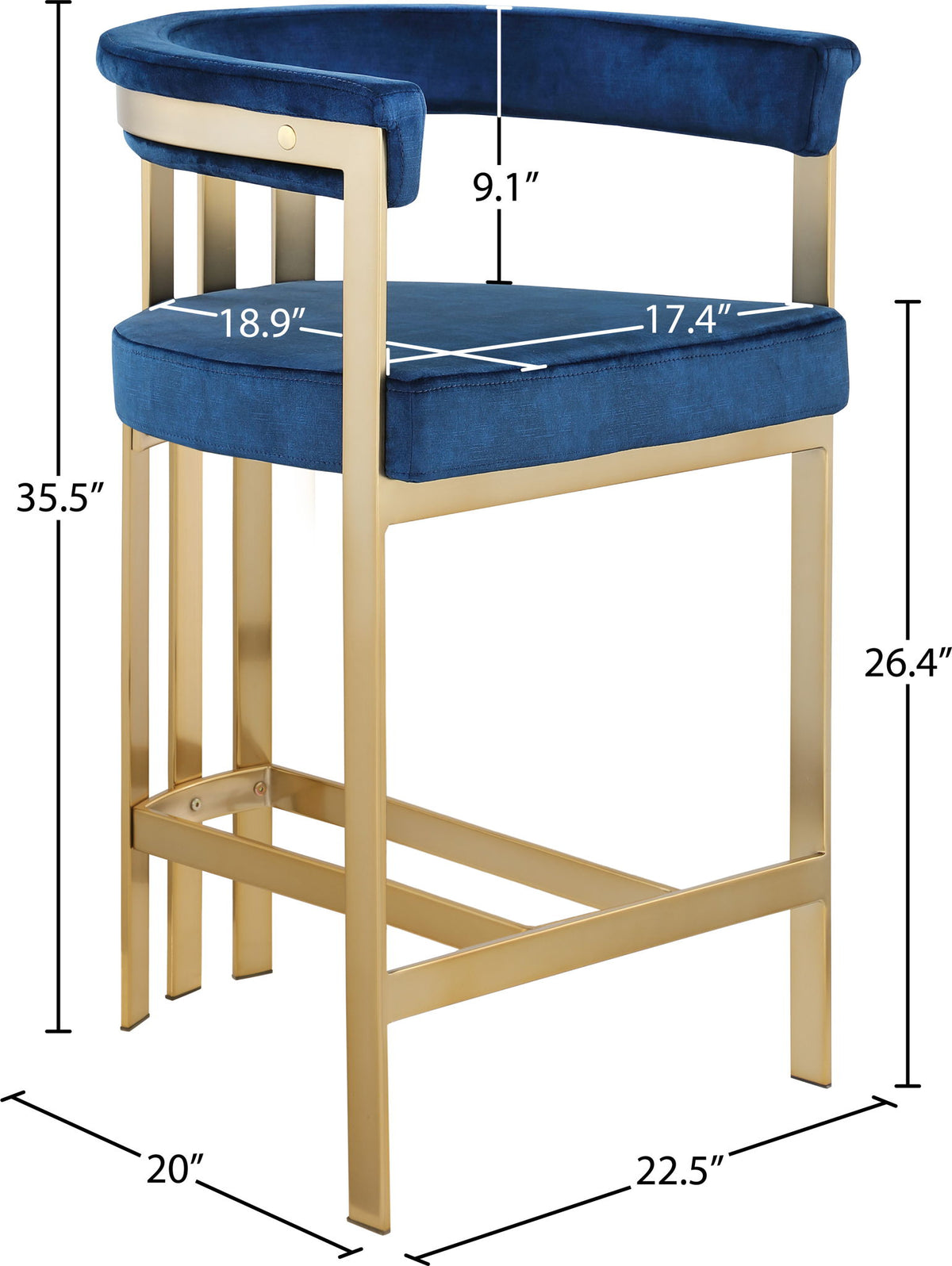 Marcello - Counter Stool