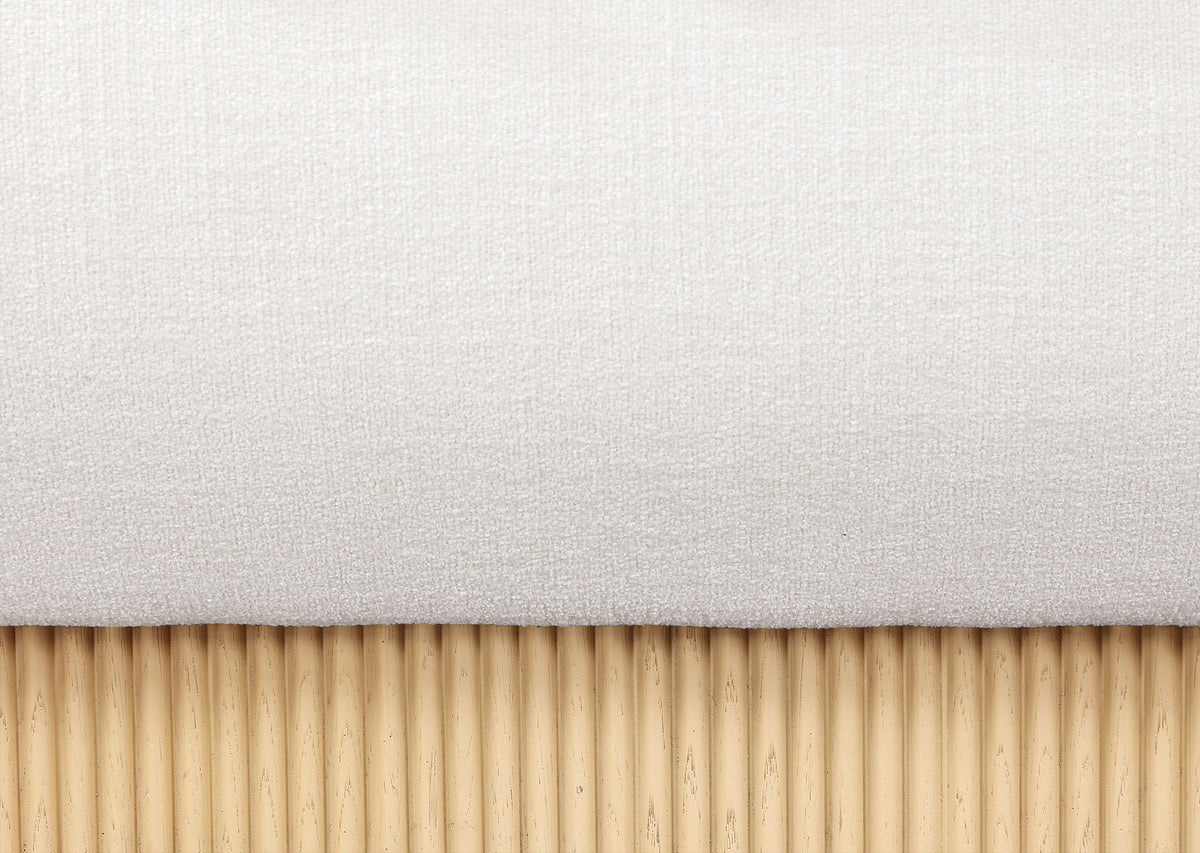 Rigby - Linen Bed With Natural Base