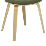 Jaguar - Curved Back Wood Dining Chair With Faux Leather Seat