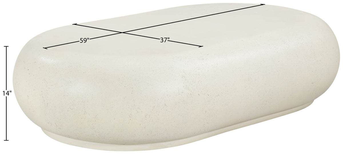 Pebble - Concrete And Fiberglass Coffee Table