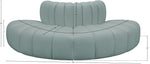Arc - Faux Leather 4 Piece Modular Sofa