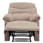 Arcadia - Motion Recliner - Beige Woven Fabric