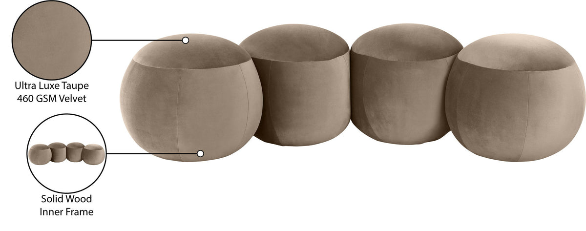Apollo - Velvet Bench