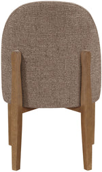 Torino - Upholstered Dining Chair With Brushed Brown Base (Set of 2)