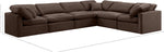 Indulge - Velvet 6 Piece Modular Corner Sectional