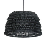 Persephone - Bead 1 Light Pendant - Black