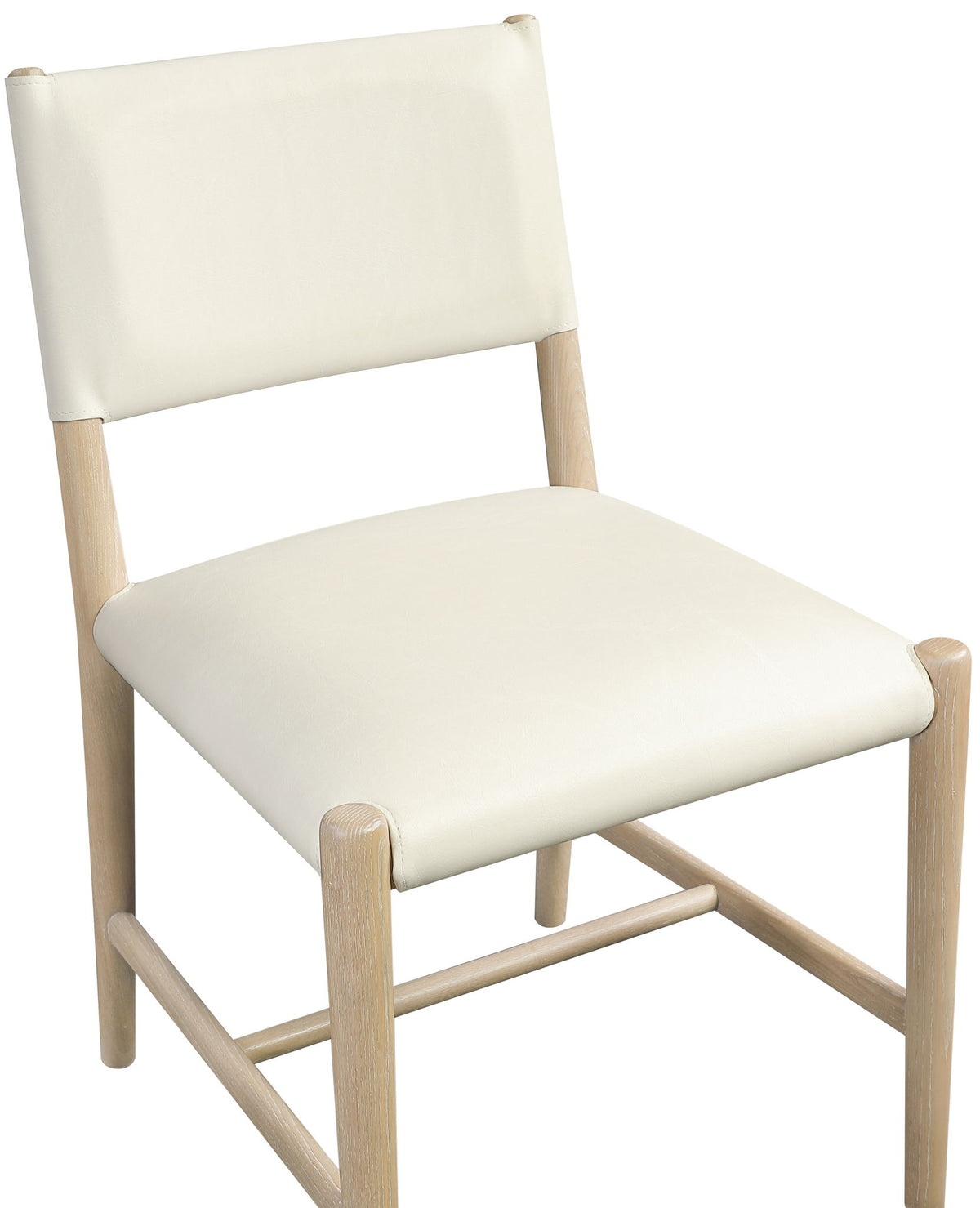Andie - Vegan Leather Upholstered Dining Chair (Set of 2) - Natural Base