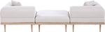 Laguna - 3 Piece 106.5" Outdoor Patio Modular Sofa With Backless Seat