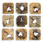Bahati - Wood Wall Decor (Set of 9) - Natural
