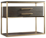 Curata - 1-Drawer Nightstand - Dark Brown