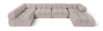 Orin - 6 Piece Modular Sectional (3 Modular Chairs, 2 Corner Chairs & Ottoman)