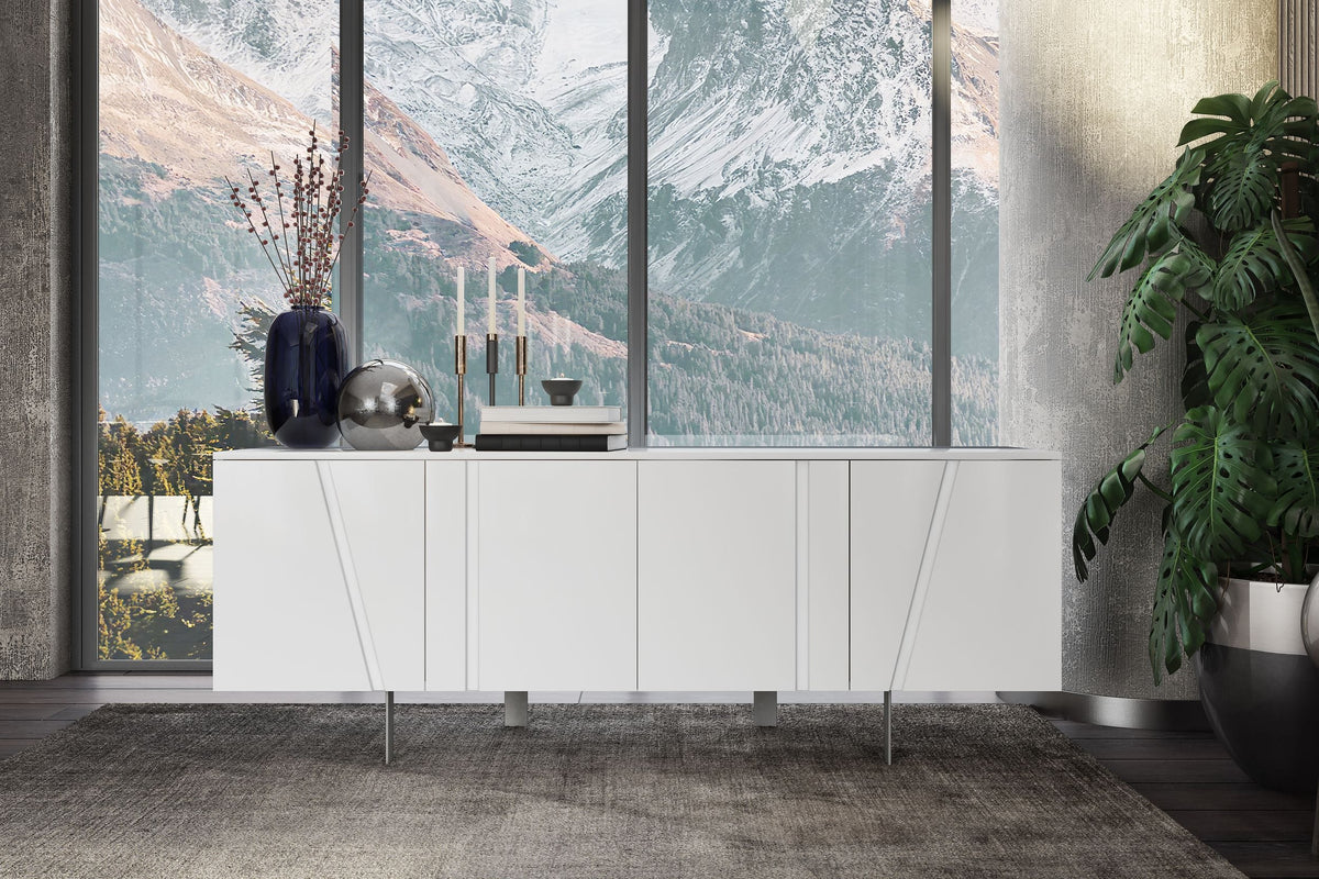 Mario - Modern White Veneer Buffet by VIG Furniture - View 1