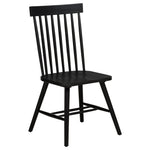 Hamlyn 5-piece Round Wood Dining Set Black