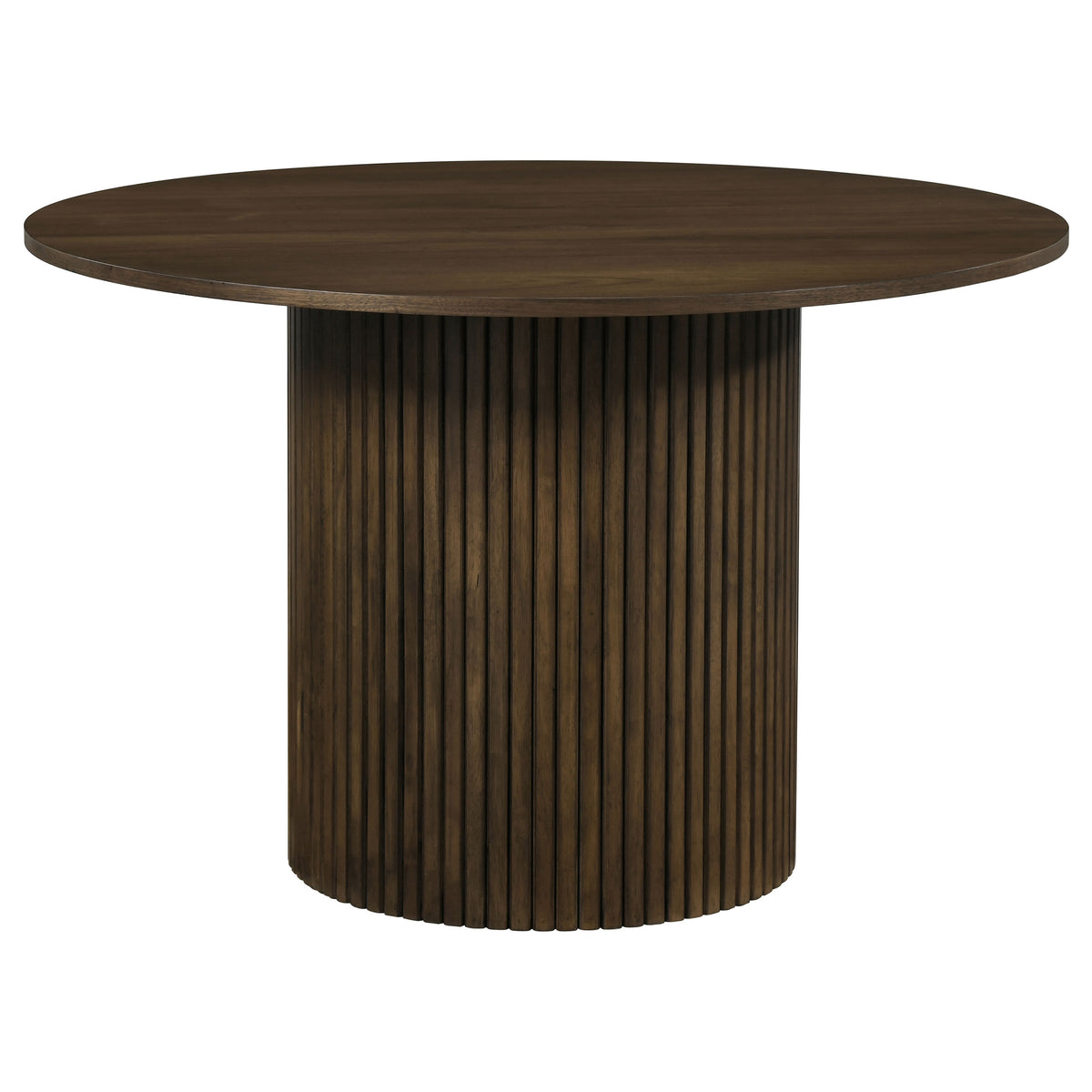 Hamlyn 5-piece Round Wood Dining Set Walnut