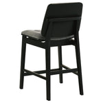 Hamlyn 5-piece Round Wood Counter Height Dining Set Grey and Black