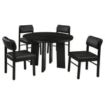 Strouse 5-piece Dining Set Black