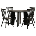 Strouse 5-piece Dining Set Black