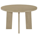 Strouse 5-piece Dining Set Cream and Natural Oak